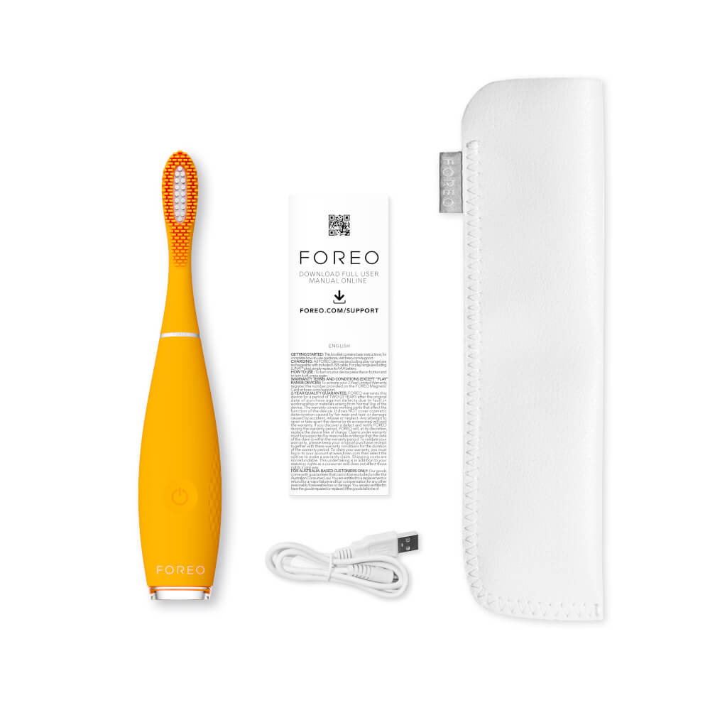 แปรงสีฟันซิลิโคนไฟฟ้า FOREO ISSA Mini 3 Mango Tango